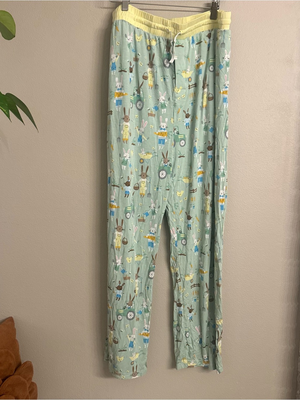 LITTLE SLEEPIES Easter Spring Bunny Print Pajama Pants